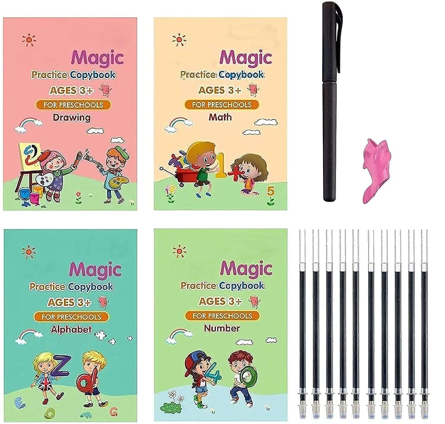 Magic Book for Kids, Sank Magic Practice Copybook