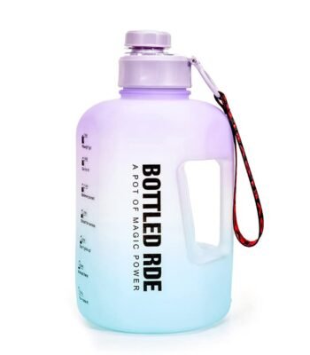 Gallon Gym Sports Water bottle with carry loop