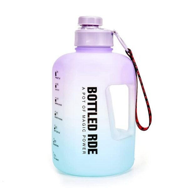 Gallon Gym Sports Water bottle with carry loop